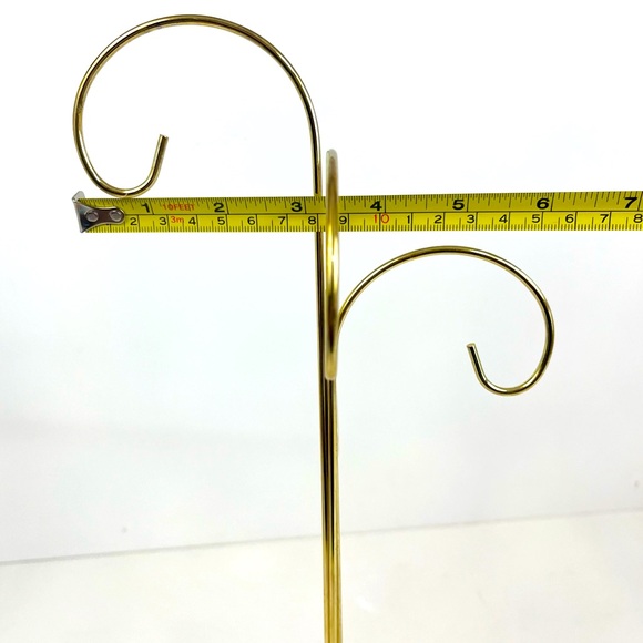 Bard’s 4 Tiered Gold Tone Metal Tree Display Stand Decorative Ornament Hanger - Picture 6 of 8